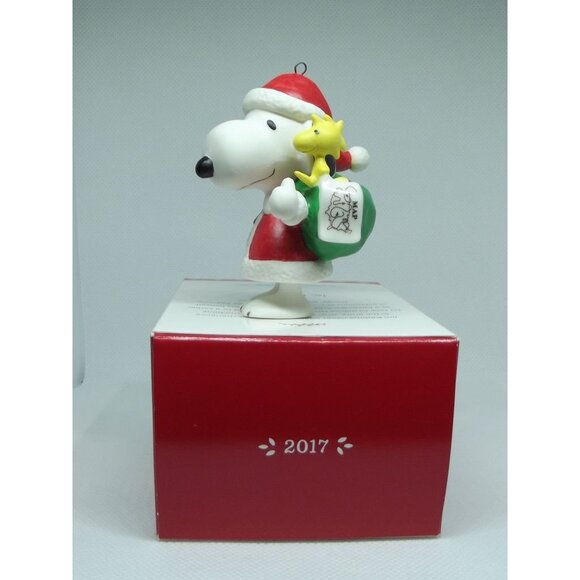 Hallmark Ornament 2017 Spotlight on Snoopy 20th Anniversary Christmas Woodstock - Picture 13 of 15